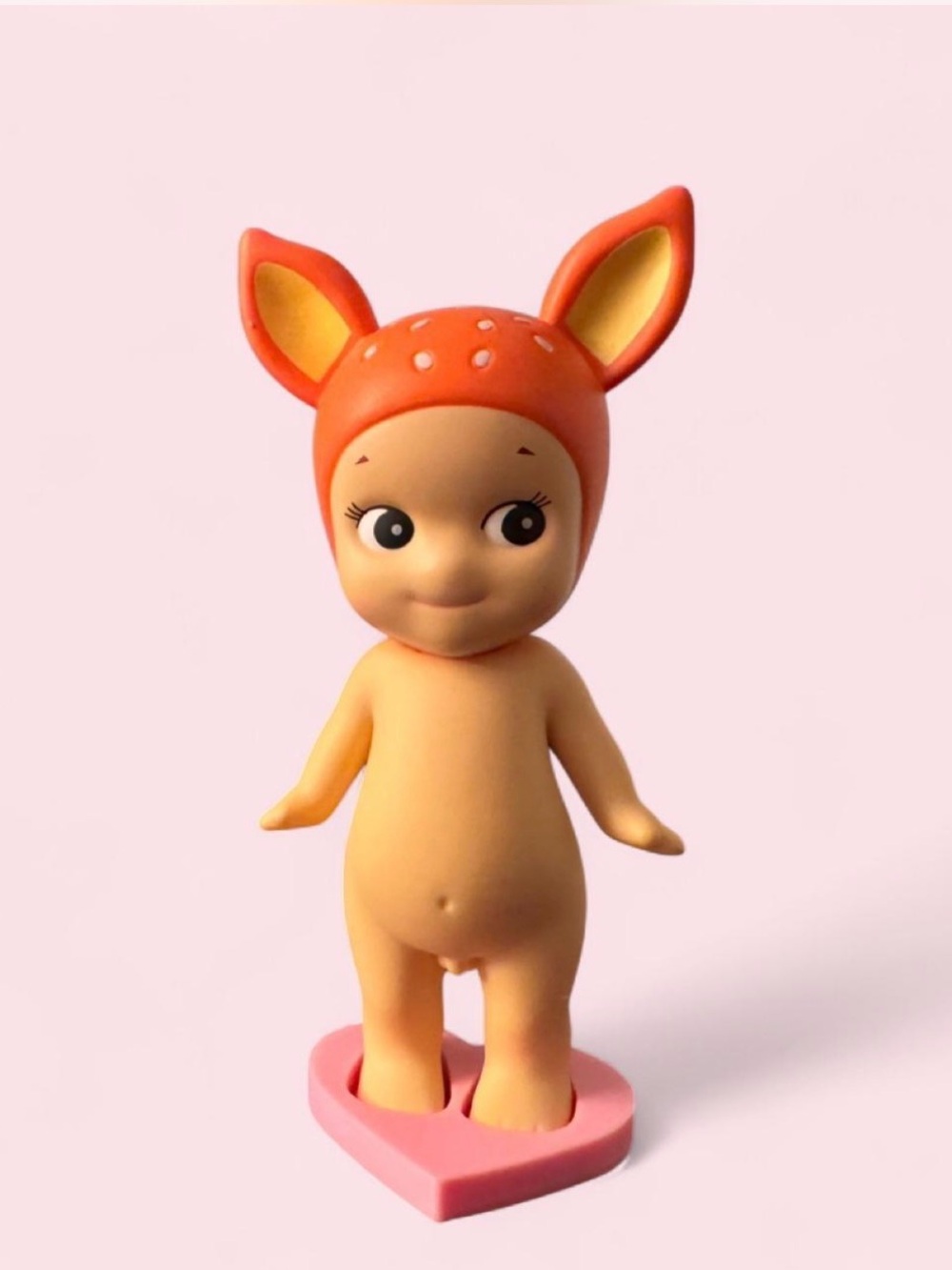 🦌 Sonny Angel Orange Fawn from Animal Series w/Heart Base